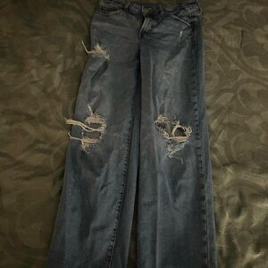 Old Navy Distressed Blue Women Jeans